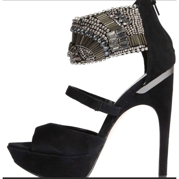 Dolce Vita Shoes - Dolce Vita Black Sandal with Beads Crystals size 7